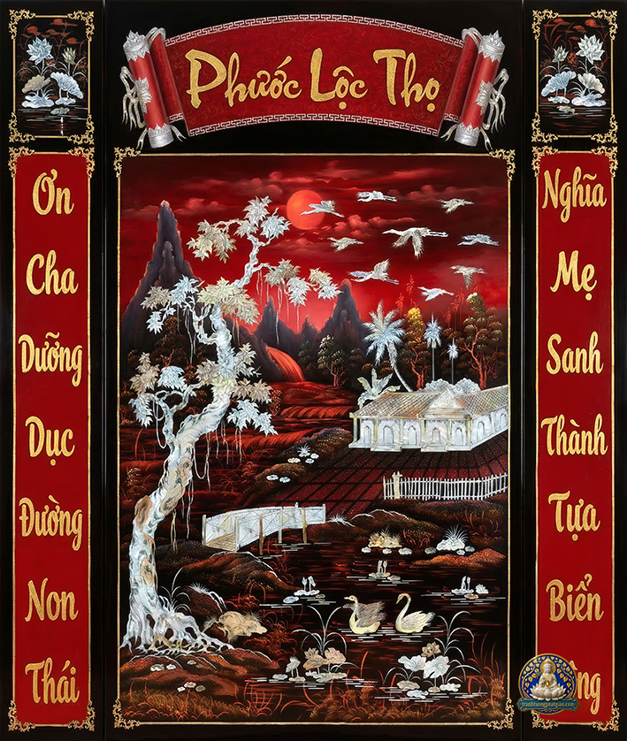 TRANH CỬU HUYỀN THẤT TỔ